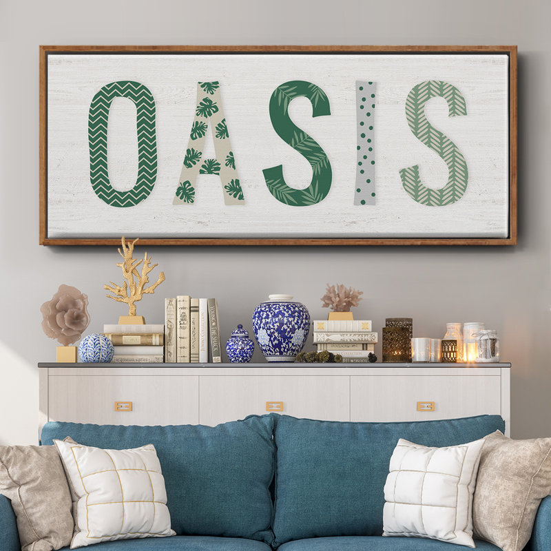Oasis Cabana- Framed Canvas