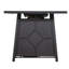Table de foyer d'extérieur au propane en acier inoxydable avec couvercle Marabella H 25,08 po x l 28,08 po