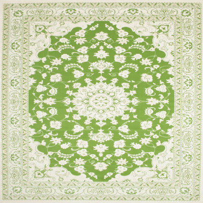 Tapis traditionnel vert / gris Danwood