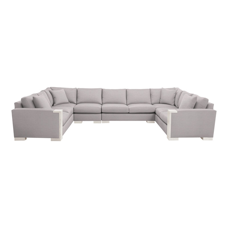 Michael Weiss 4-Piece Abingdon Sectional, Nadia Linen, Navajo