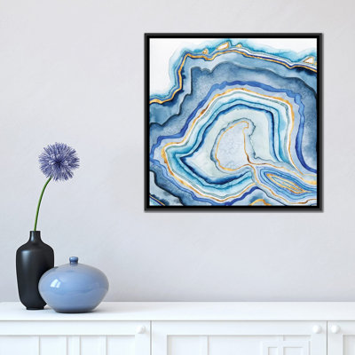 «Cobalt Agate I», reproduction sur toile