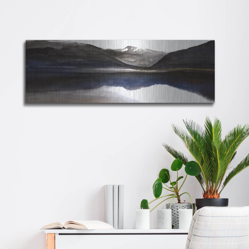 " Reflection Lake 1 " by Stellar Design Studio, 12" H x 36" W