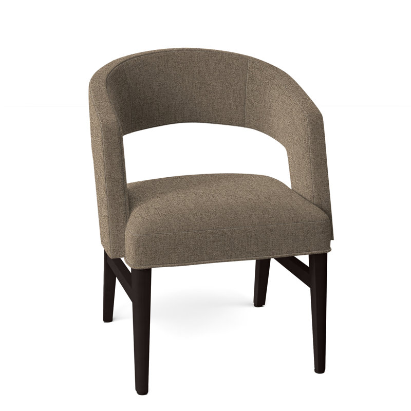 Chaise avec accoudoirs Bryant, 8789 Écorce, Espresso