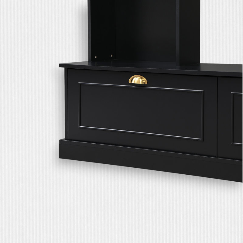 104.2'' Media Center, Black