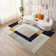 Abstract Machine Printed Area Rug
