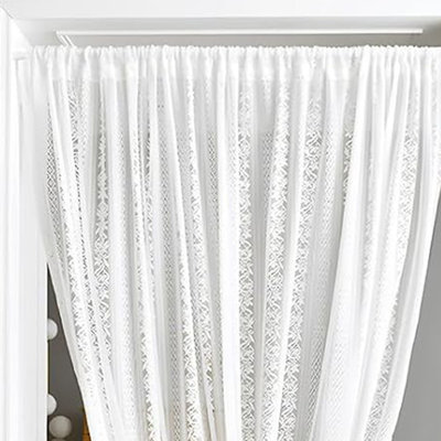 Adjustable Tension Rod 1pcs Adjustable Spring Curtain Rod28 to 48 Inch Non Slip for Bathroom