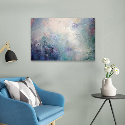 Ebb and Flow 1 - ensembles abstraits bleu marine et art indigo