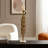 Modern Metal and Marble Pillar Candle Holder - Contemporary Sculptural Design with Textured Aluminum and Stone Accents for Decorative Display - Single Freestanding Minimalist Candle Stand-719547630