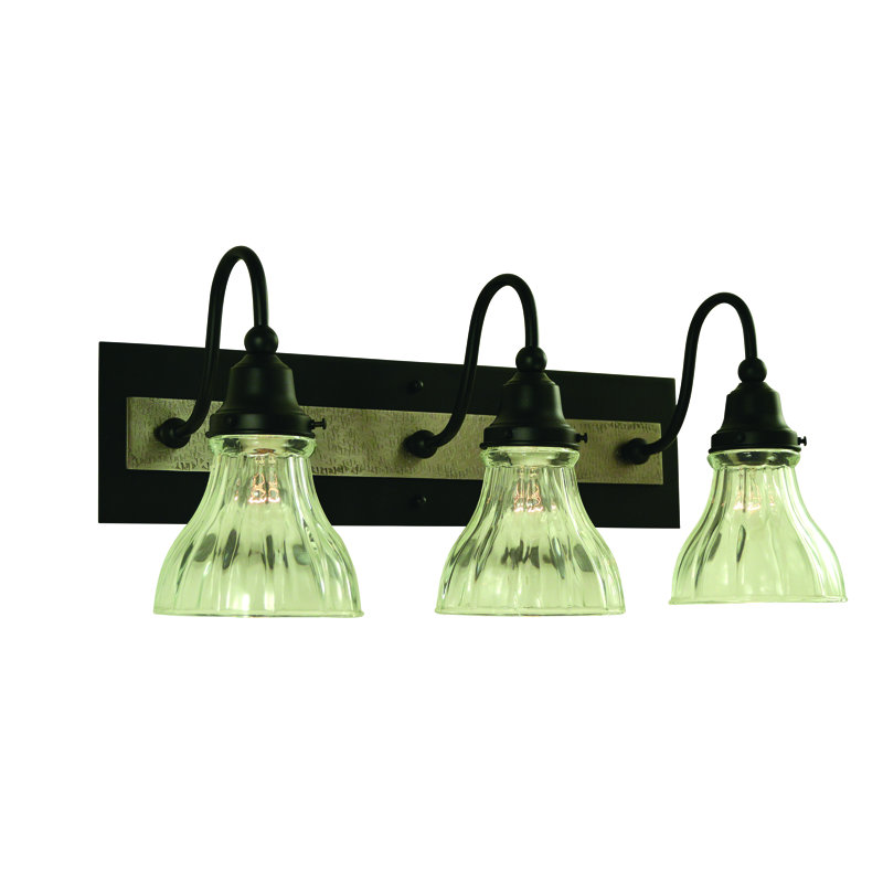 Applique murale 3 lumières Dibiase, Nickel brossé