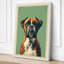 Boxer Portrait Modern 1 Piece Wrapped Canvas Wall Art-968166366-968166367