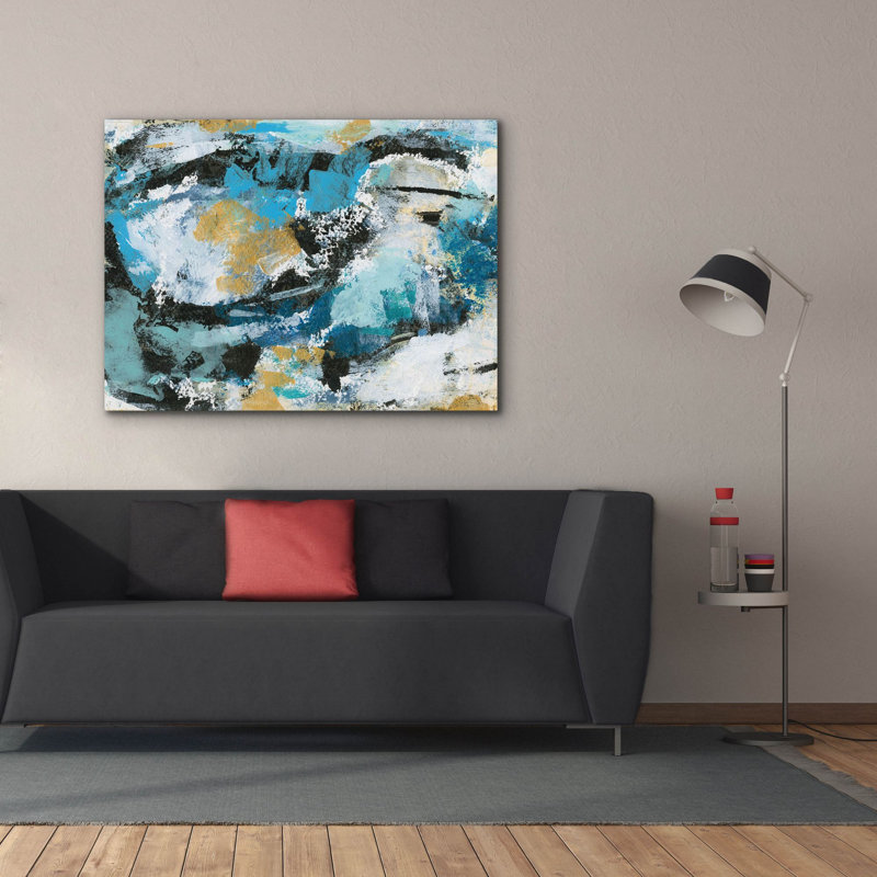 «Epom Graffiti» Impromptu I »par Silvia Vassileva, art mural sur toile, 54 po x 40 po, H 40 po x l 54 po