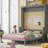 Queen Size Murphy Bed With A Shelf,-108960417