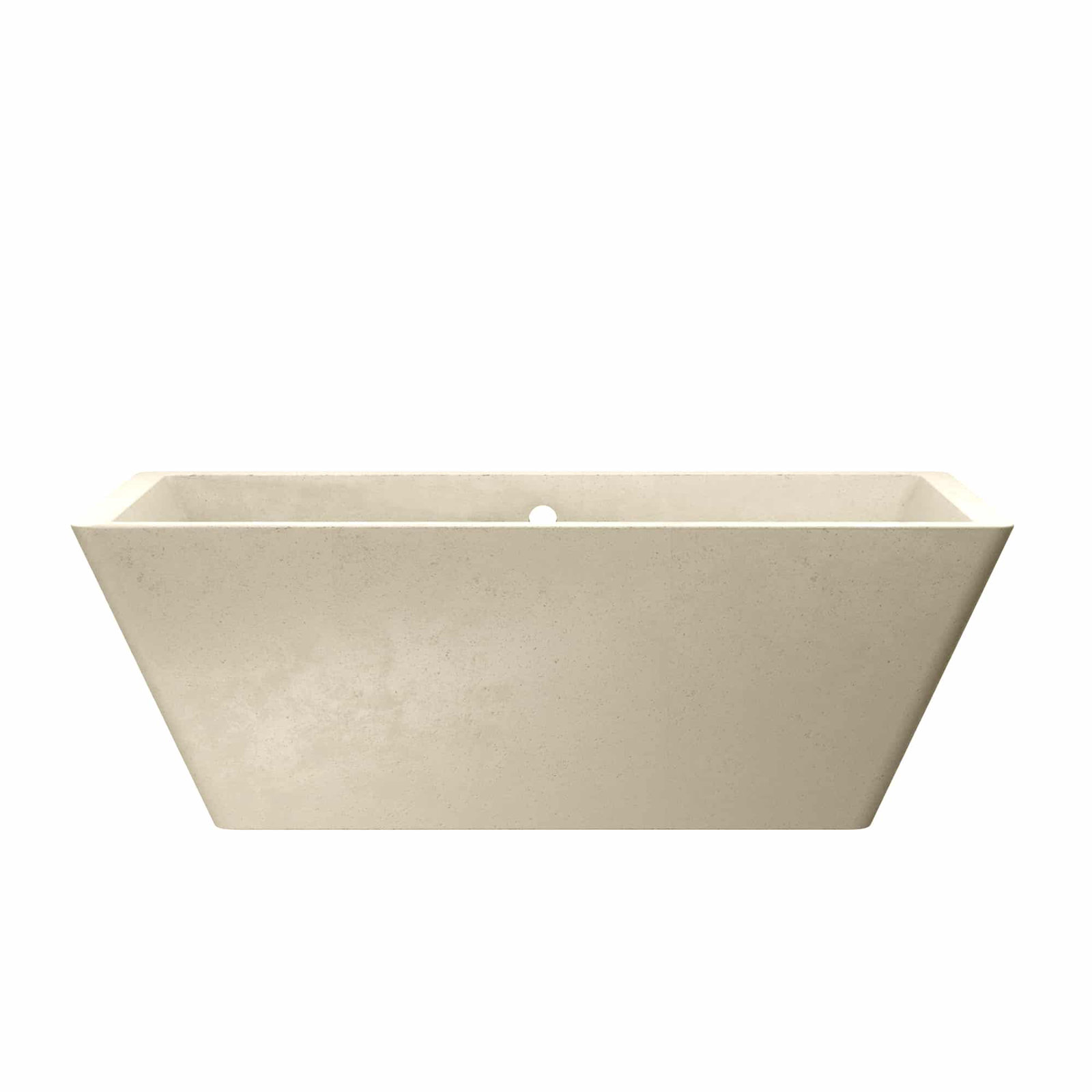 Mendocino NativeStone 66" Concrete Bathtub, Sand