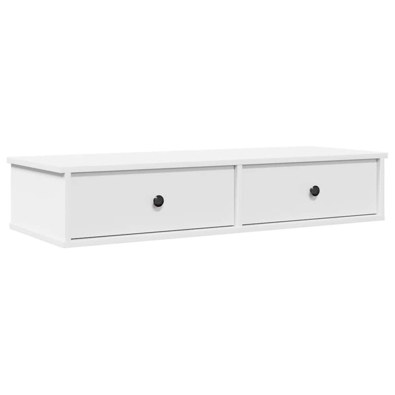 112-9 Wall Mounted Shelf, White