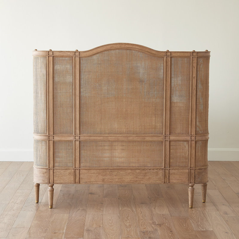 Solid Wood Bed, Natural, King
