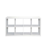 Smart Cube 8-Cube Organizer Storage With Opened Back Shelves,2 X 4 Cube Bookcase Book Shleves For Home, Office