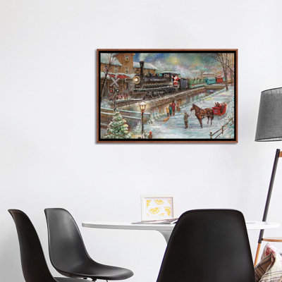 Christmas Train by Ruane Manning - Painting Print