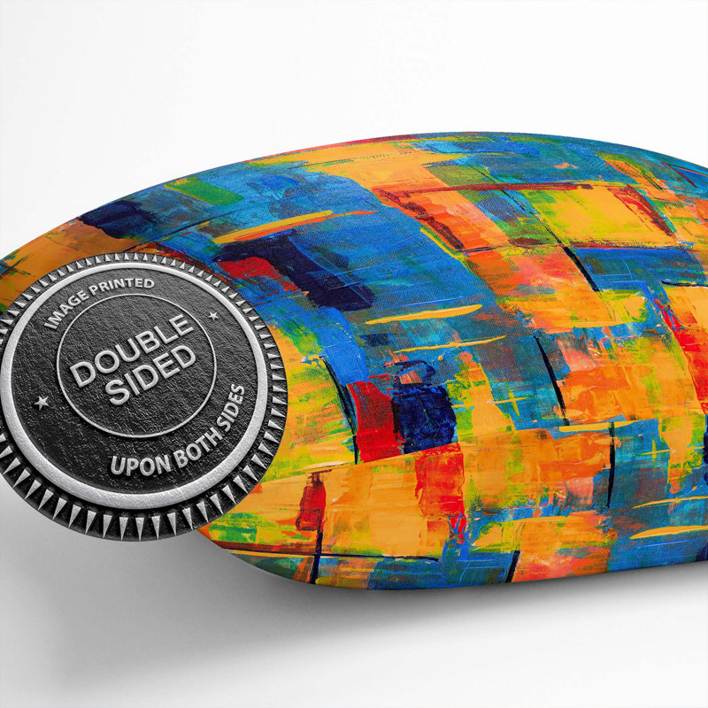 Abstract Square Throw Cushion, 40 x 40 cm