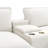 109*57" Modern Sectional Cloud Sofa With Console-259648887