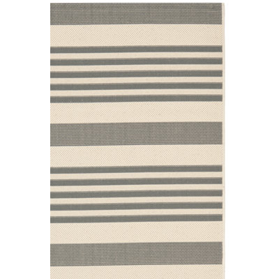 Tapis d'intérieur / extérieur à rayures Pontianak Performance