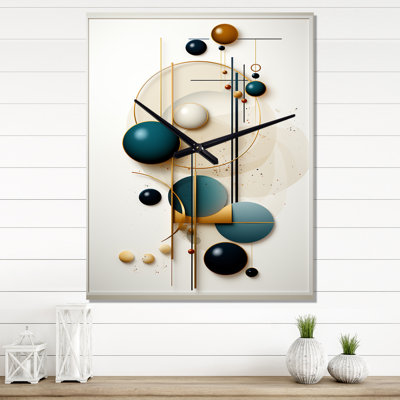 Horloge murale abstraite Sweet Sweet Serenity