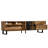 Modern TV Stand for 80'' TV with Double Storage Space, Media Console Table, Entertainment Center with Drop Down Door-1400182259