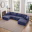 Fauteuil d'appoint rembourré en velours côtelé pour canapé modulaire Kapellen l 29,13 po-118032388-129351401