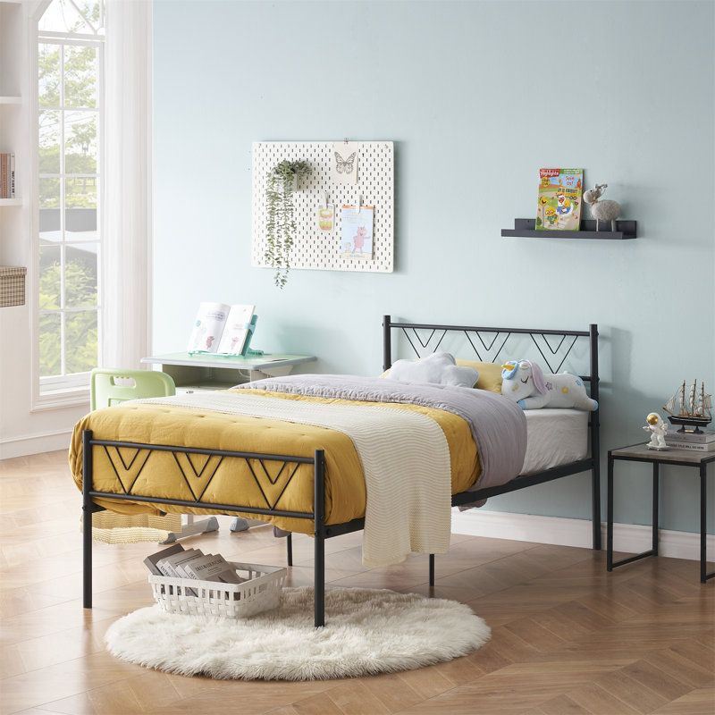 Talih Metal Open-Frame Bed, Twin