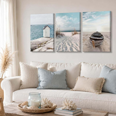 3 Piece Wrapped Canvas Wall Art