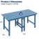 70''L x 32''W Separable Patio Dining Table HDPE