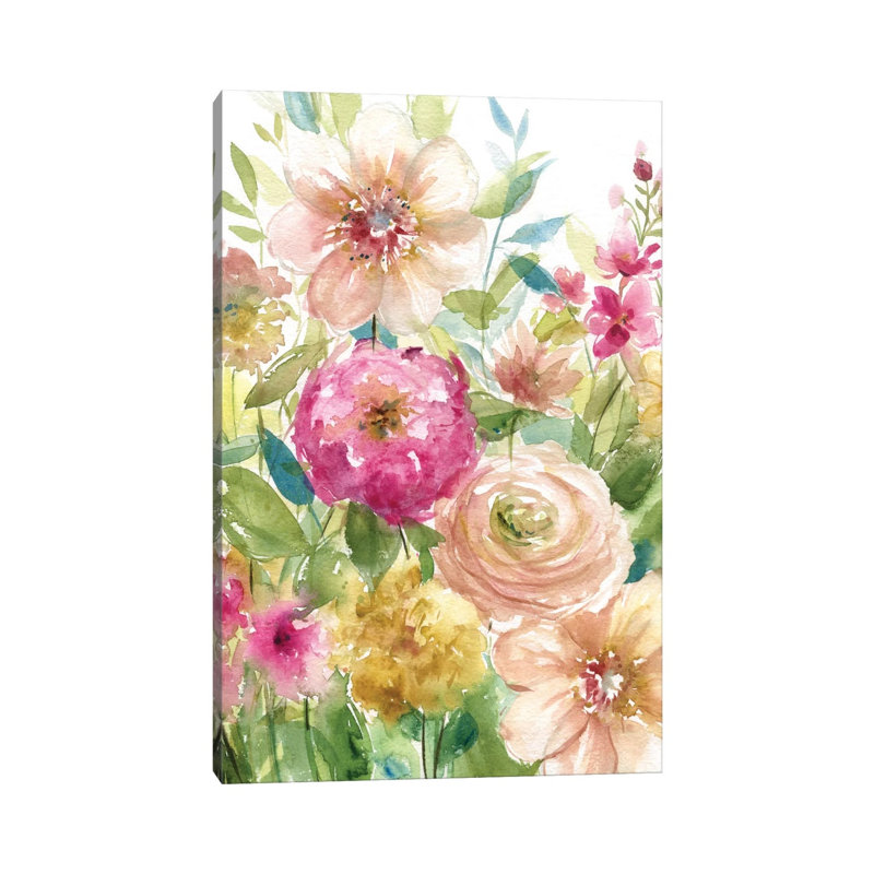 Bloomin Pretty by Carol Robinson - Wrapped Canvas Painting, 20.32 cm H x 30.48 cm W