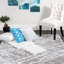 Tapis gris à motif géométrique Arlie-32701709