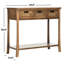Console en bois massif de 34 po-1286573151