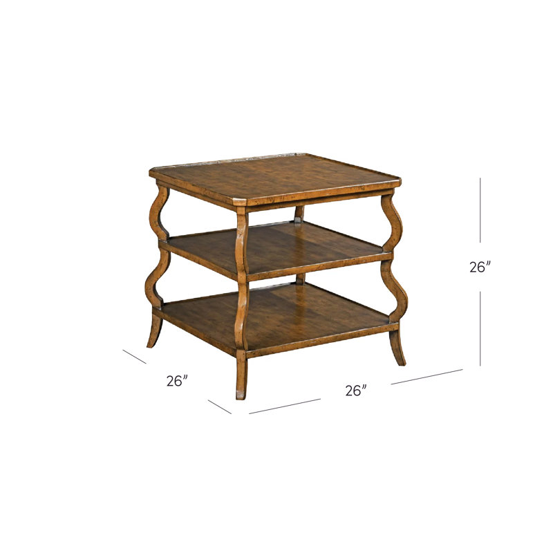 Table de bout avec plateau et plateau de rangement, Sonoma