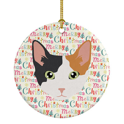 2.8'' Ceramic Animals Hanging Figurine Ornament