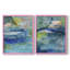 Spring Winds VII - reproduction encadrée de qualité supérieure - prête à être accrochée - aucun clou requis - aucun clou requis-108036059-108036061
