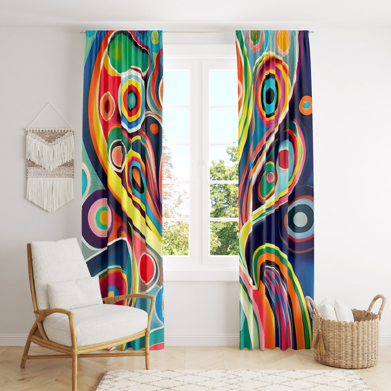 Paire de rideaux obscurcissant en polyester Alaysa, L 20 po x L 52 po