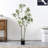 Faux Japonica Plant in Cement Planter-1140053593