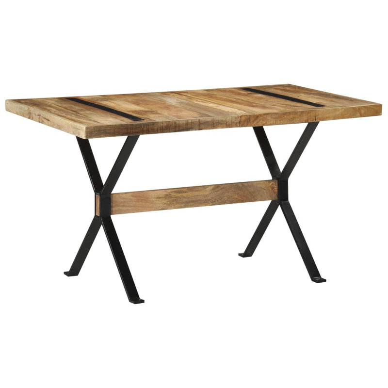 Table de salle à manger Izaak, Bois de manguier, H 29,9 po x L 55,1 po x l 27,5 po
