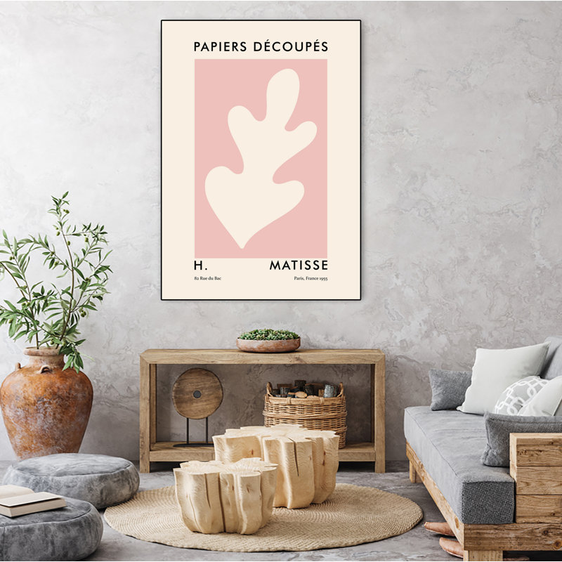 Papiers Découpers Iv' Framed Canvas, 24" H x 18" W