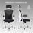 Ergonomic Office Chair With Headrest, Adjustable Lumbar Support, Armrests And Rocking Function For Comfortable Home Office Use