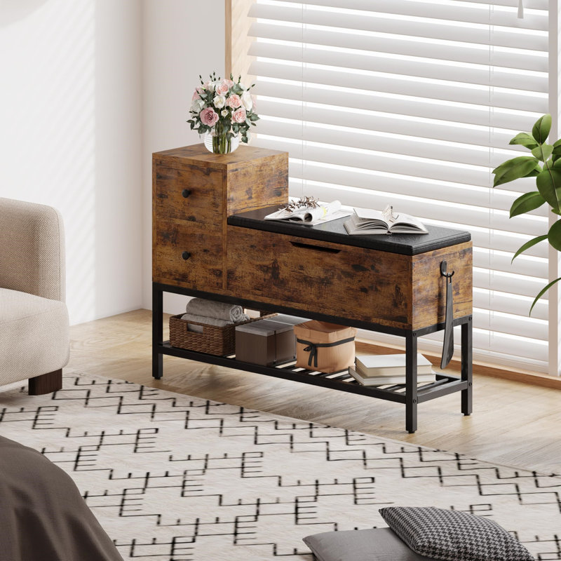 8 Pair Shoe Storage Bench
