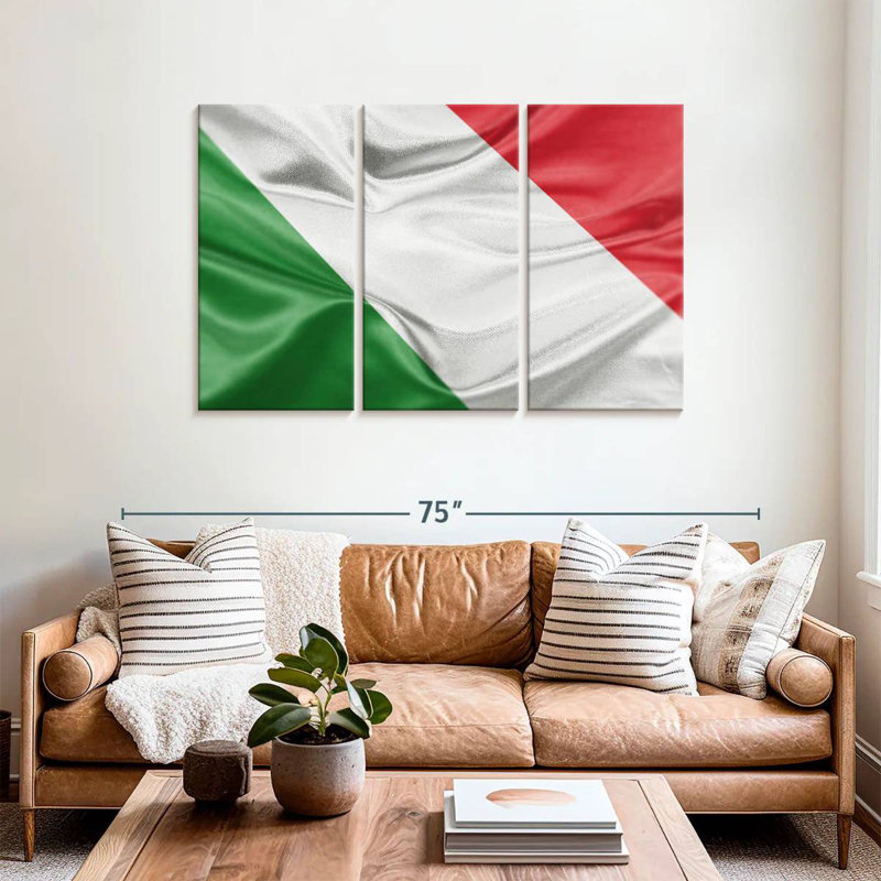 Drapeau italien Borges, H 36 po x l 57 po
