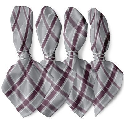 Abigail Applesauce Geometric 4 Piece Napkin Set