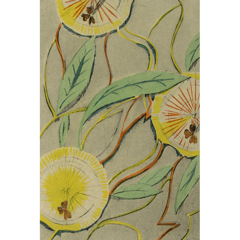 Delicate Deco Pattern I by Baxter Mill Archive - Painting, 46cm H x 30cm W, Wrapped Canvas