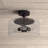 Atlanta Glass Semi Flush Mount