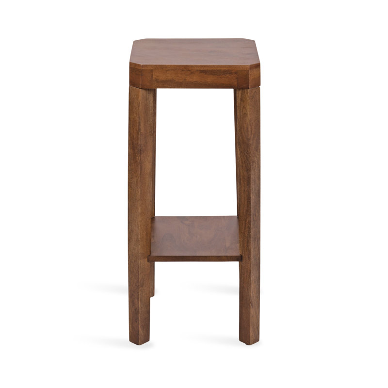 Ardentown Square Tiered Wood Drink Table