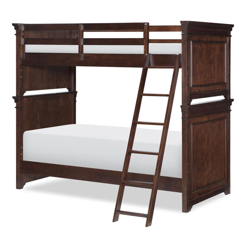Canterbury 2.0 Twin Over Twin Bunk Bed, Brown