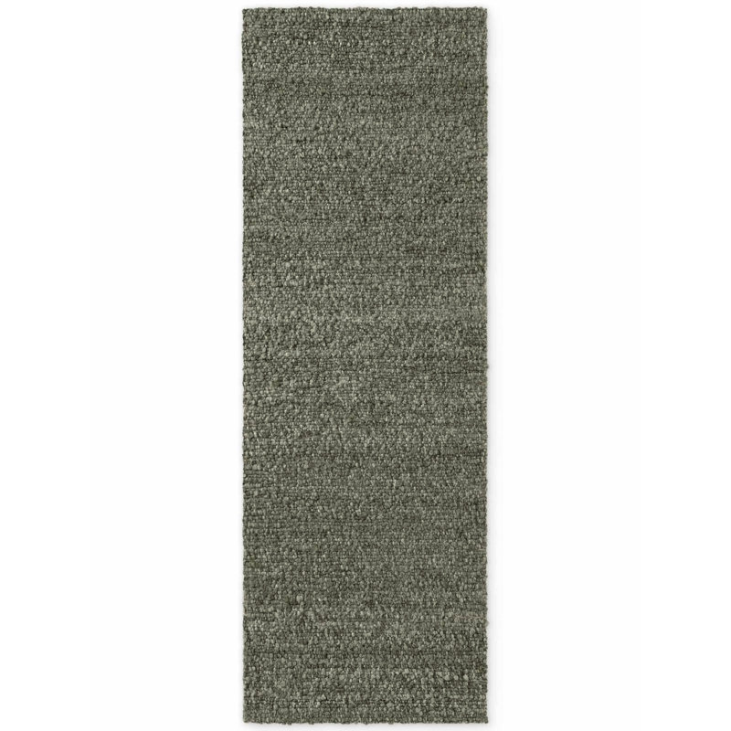 Despoina Hand Woven Area Rug, Green, Runner 80 x 200 cm