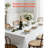White Tablecloths for Rectangle Tables, 60 x 102 Inches, Reusable and Machine Washable Table Clothes, Wrinkle-Resistant Polyester Fabric Table Covers for Wedding, Party, Banquet